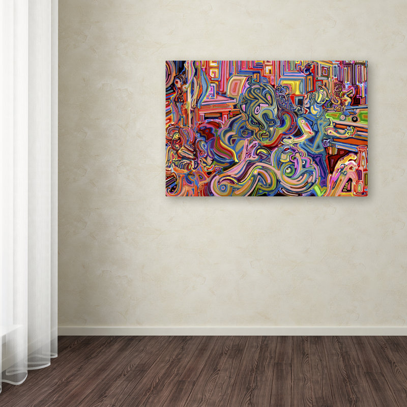 « modern diplomacy », reproduction d’impression sur toile tendue, H 12 po x l 19 po x P 2 po