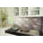 Twilight Random Sized Straight Edge Metal and Glass Mosaic Tile-36952528