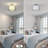 Semi Flush Mount Ceiling Light, Drum Ceiling Light With Metal Shade, 12.2" Modern Close To Ceiling Lights For Bedroom, Kitchen, Hallway And Entryway-116098766