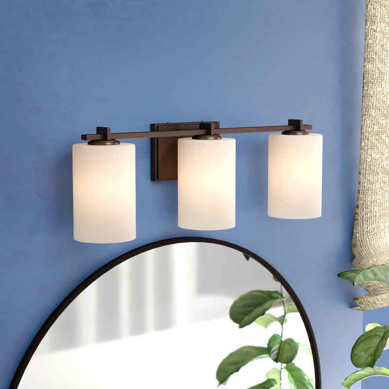 Éclairage pour meuble-lavabo 3 lumières Casson, Bronze foncé