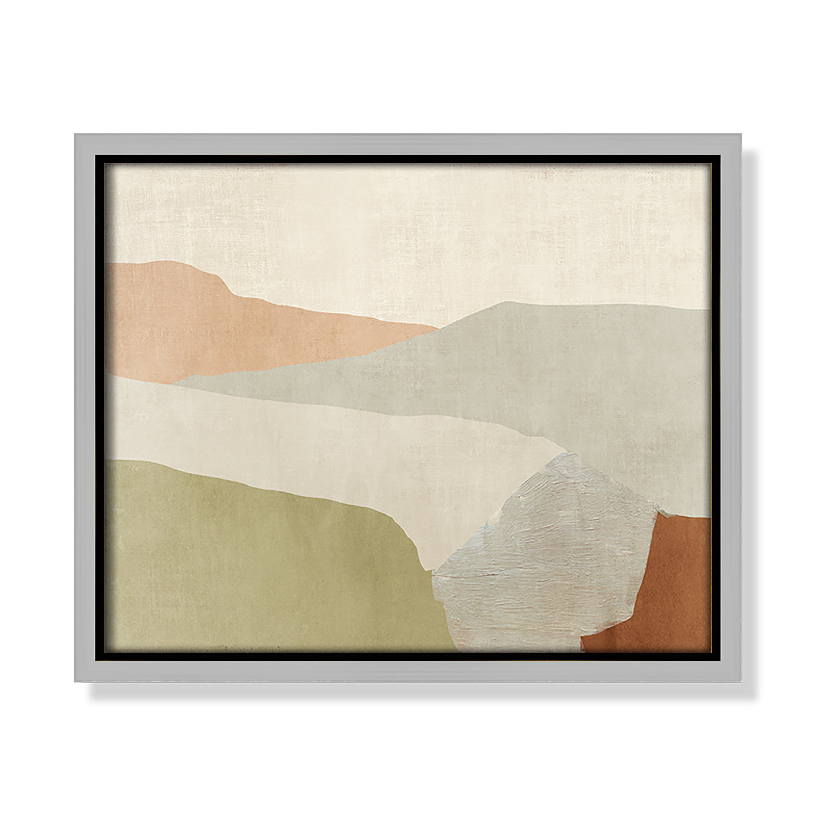 Elspeth "Pastel Views" Painting, 9.5" H x 11.5" W, Silver