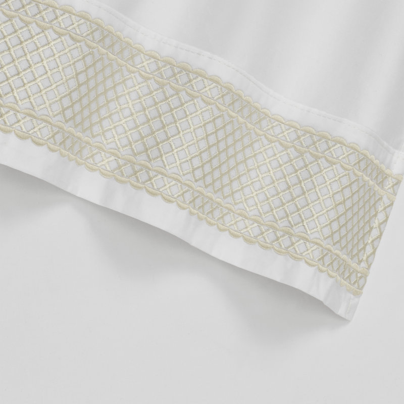 Monarch - Sheet Queen 4Pc. Sheet Set, Ivory, Queen Sheet Set with 2 Pillowcases