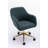 Teddy Fabric Material Adjustable Height 360 Revolving Home Office Chair With Gold Metal Legs And Universal Wheel For Indoor-1825343654