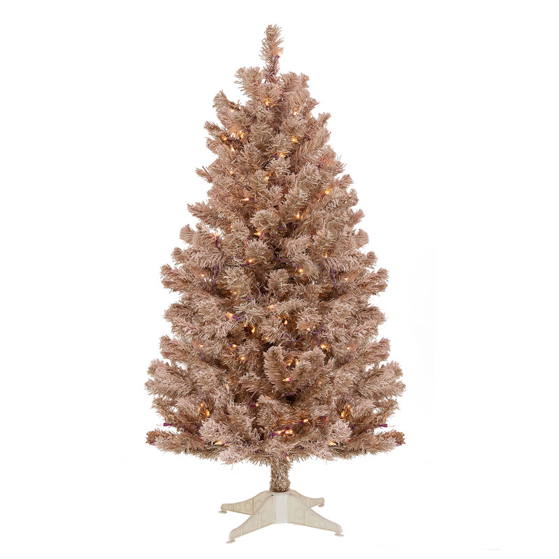 Easy Set-Up Lighted Pine Christmas Tree