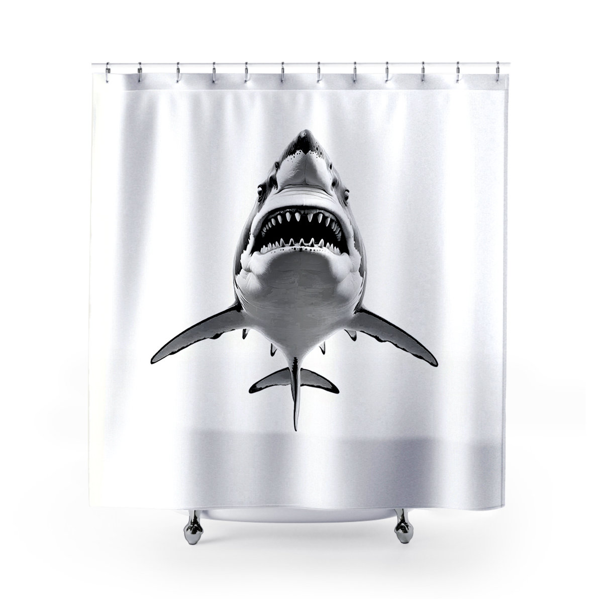 ULLI HOME Jaws Shower Curtain Wayfair