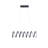 Modern Ceiling Pendant Light, Suspended Aluminum Spiral Loop, 23 Inch