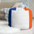 Bleu royal / blanc / orange sélectionné