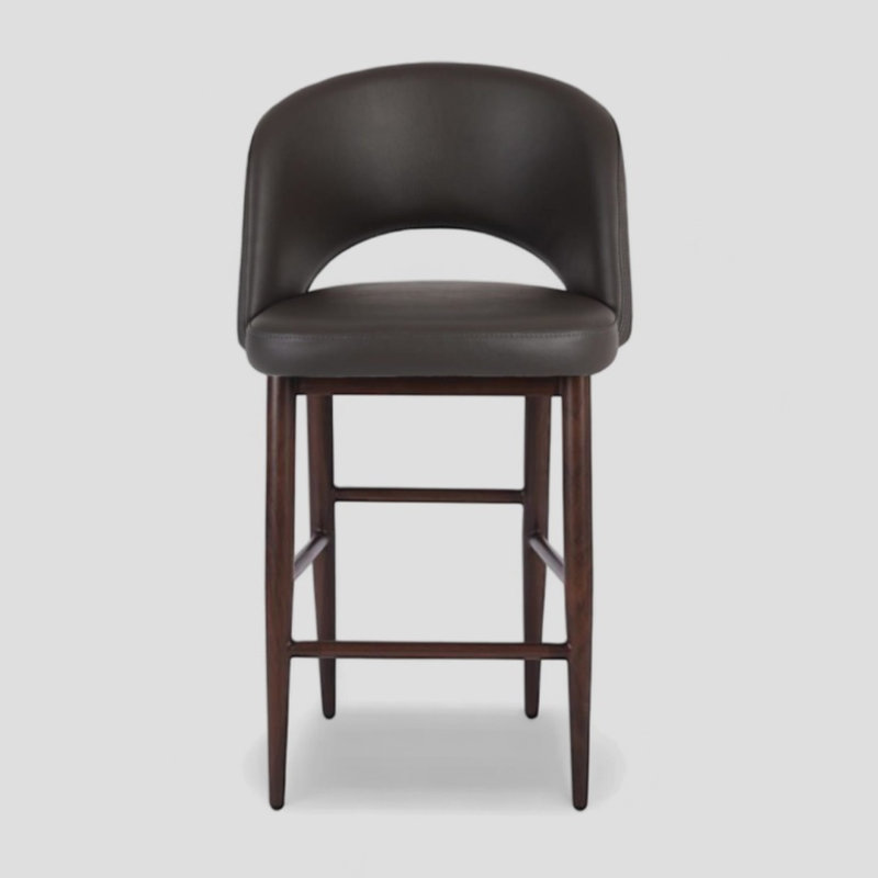 Tabouret de comptoir Brada, Gris