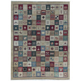 Hand-Knotted High-Quality Multi-Colored Area Rug