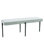 Laforge Bench-Natural Iron w/Muslin Cushion-Lg