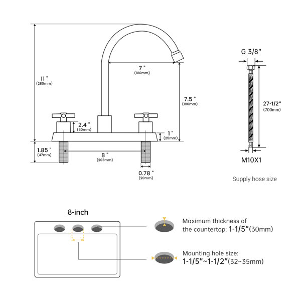 Dimensions du produit