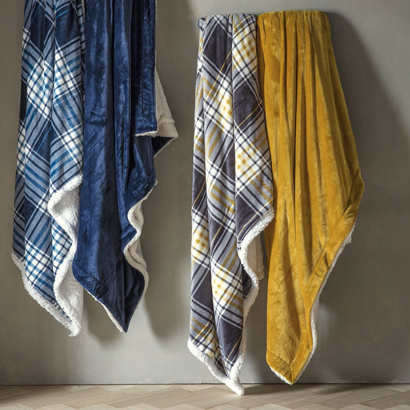 Plain Weave / Muslin Throw Blanket, Teal