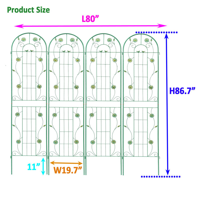 H 86,7 x l 80, Vert
