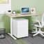 Armoire d'appoint mobile en plastique, classeur avec serrure et 3 tiroirs Kialie-590513137