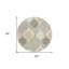 Tapis rond 8 po Ogee