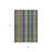 3' X 5' Navy Blue Pink And Sage Plaid Washable Indoor Outdoor Area Rug
