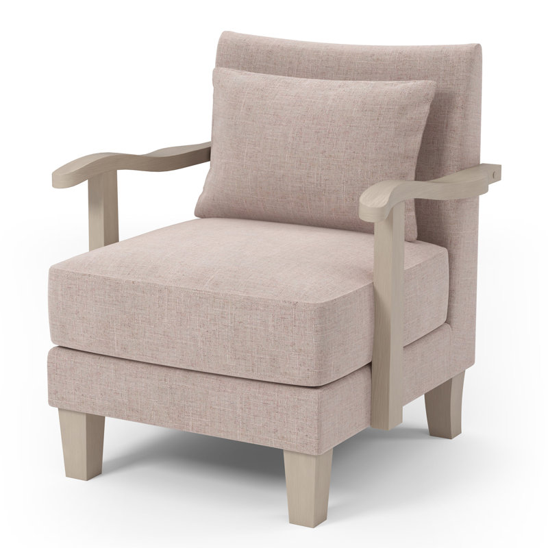 Chaises à accoudoirs en bois fraiser de 30 po de hauteur