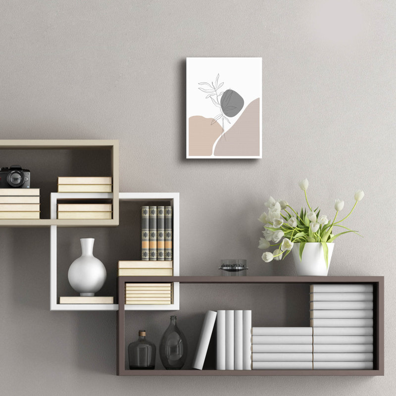 «Abstract Minimal Plants» par Sabrina Balbuena, H 16 po x l 12 po x P 0,13 po