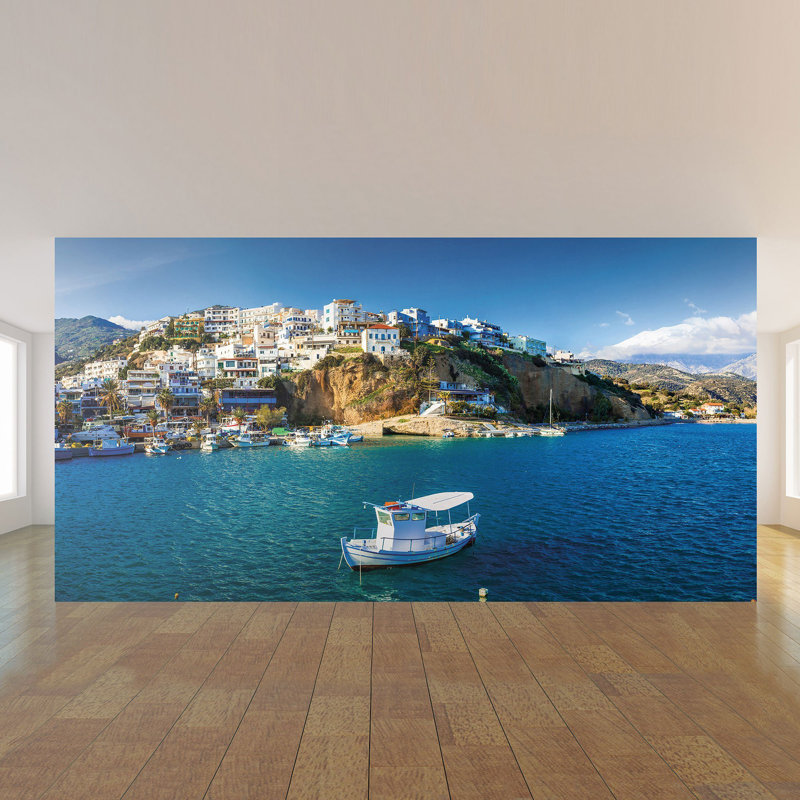 Panneau de papier peint Karna City Landscape, L 100,08 po x l 192 po