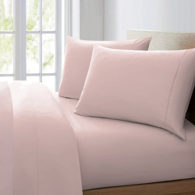 Ensemble de draps 100% coton Pointehaven, White, King Sheet Set