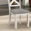 Rustic Farmhouse 2Pcs Chaises de salle à manger
