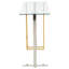 120cm Glass Top Console Table