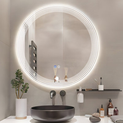 Miroir mural rond Genessy