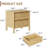 Hingham 3 Piece Bedroom Set,6-Drawer Dresser And 2 Nightstands,Walnut-1234615060