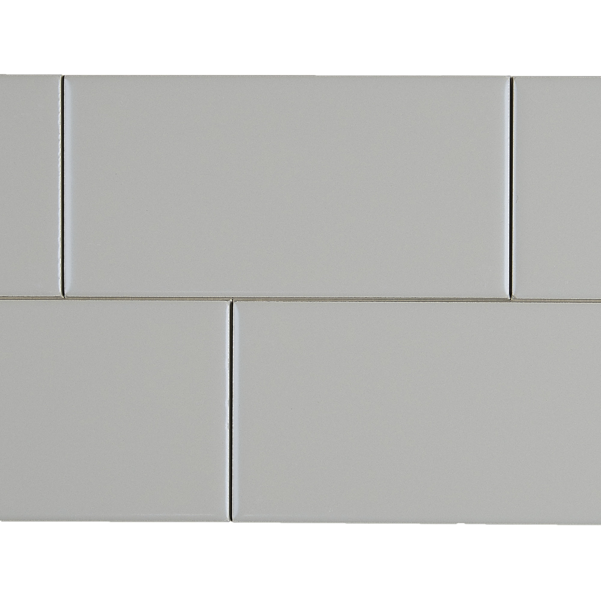 Guilford 3" x 6" Ceramic Subway Wall & Floor Tile, Matte Desert Gray