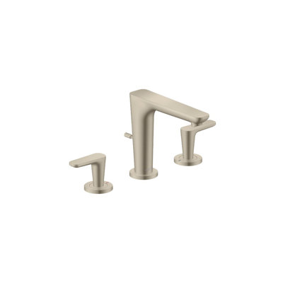 AXOR Citterio C Widespread Faucet 125 With Pop-Up Drain, 1.2 GPM