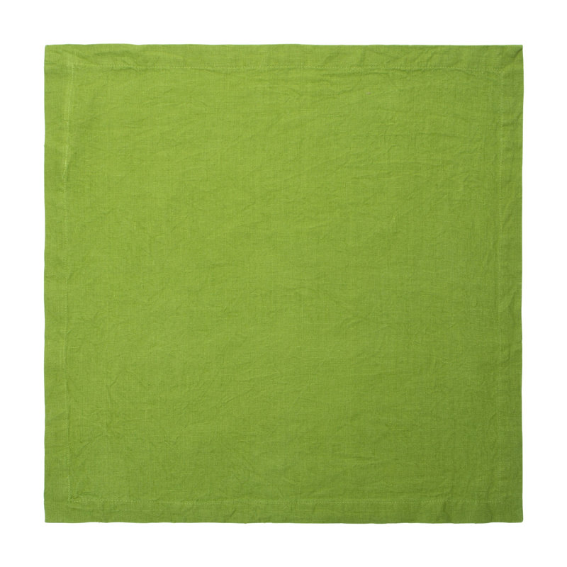 Dalissa Linen Square Napkin, Kiwi