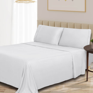 Ensemble de draps en rayonne de bambou à densité de tissage 300 fils Blue Nile Mills