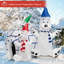 Boule gonflable de Noël famille d'ours polaires