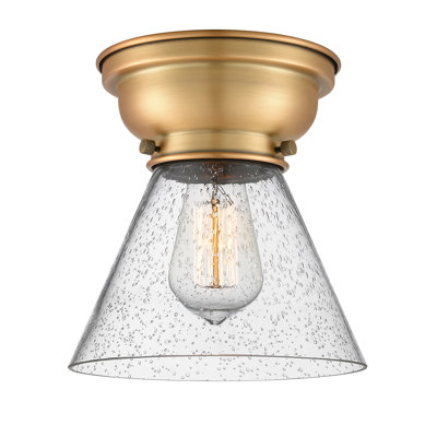 Plafonnier encastré 1 lumière 8 po Aditi Cone