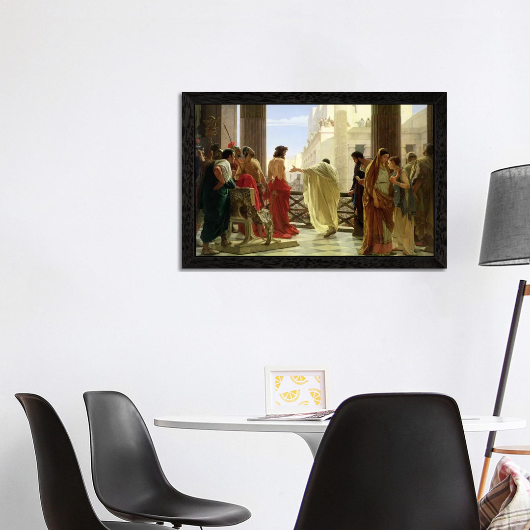 Ecce Homo by Antonio Ciseri - Wrapped Canvas Painting