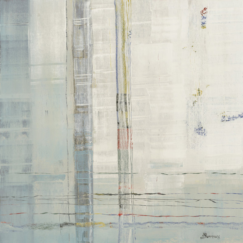 "Parallels" par John Burrows - reproduction d'art sur toile tendue, H 72 po x l 72 po x P 1,5 po