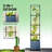 Adjustable Mobile Planters With Trellis, Modern Gray Pp For Garden
