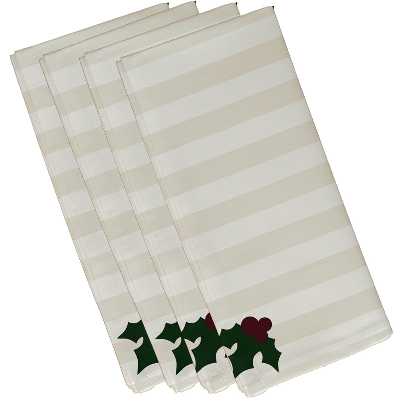 Ensemble de serviettes 4 pièces, L 18 po x L 18 po