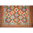 Geometric Kilim Reversible Wool Area Rug 5x6