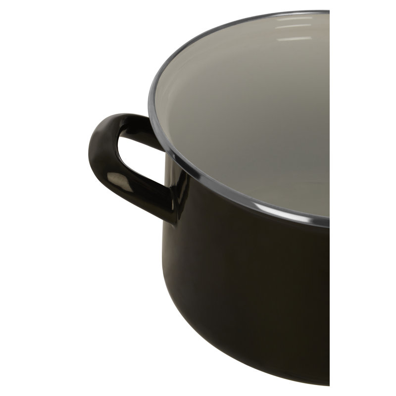 Danielburnham 2.6 l Aluminium Round Casserole, Black
