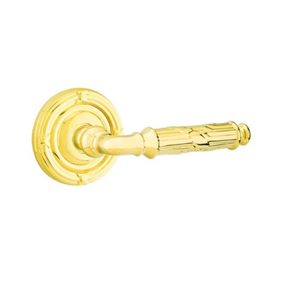 Round Privacy (Bed & Bath) Door Lever with Round Rosette