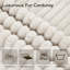 55 Inch Convertible Futon Sofa Bed,Folding Boneless Couches with Sleeper Sofa,Fold Out Floor Sofa Couch with Deep Seat,Cloud Corduroy Foldable Mattress Couch for Living Room,Beige White
