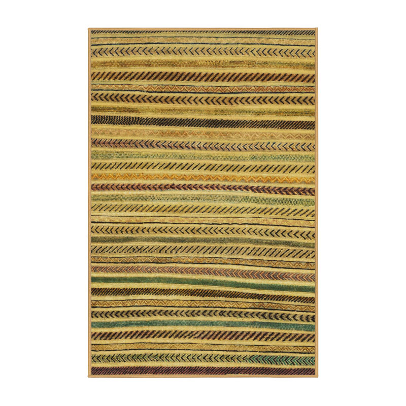 Tapis abstrait moderne 2215, Tapis de couloir 2 pi x 5 pi