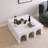 Multifunctional 4-Tier Book Shelf And Coffee Table-1116689042