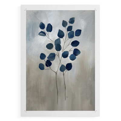 Indigo Foliage II - Impression sur toile seulement - NON CADRE