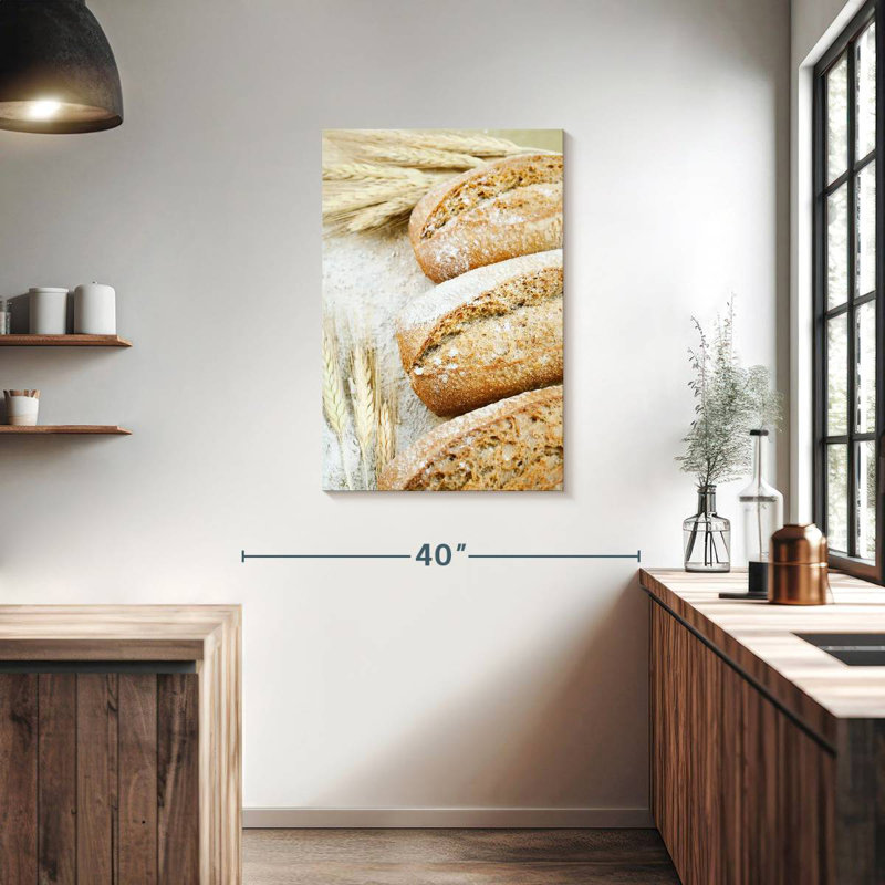 Yarlin Three Wheat Loaves, 36" H x 24" W