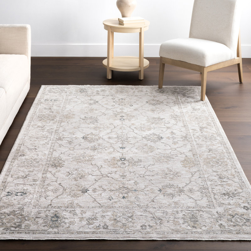 Tapis à franges Georgianna, Rectangle 4 pi x 6 pi