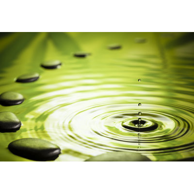 Zen Stones by ThomasVogel - Wrapped Canvas Print