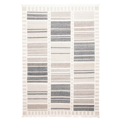 Ankara FW  Grey Kilim 5'4" x 7'9"