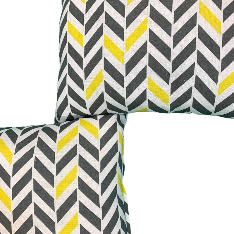 Aurabella Chevron Square Cushion